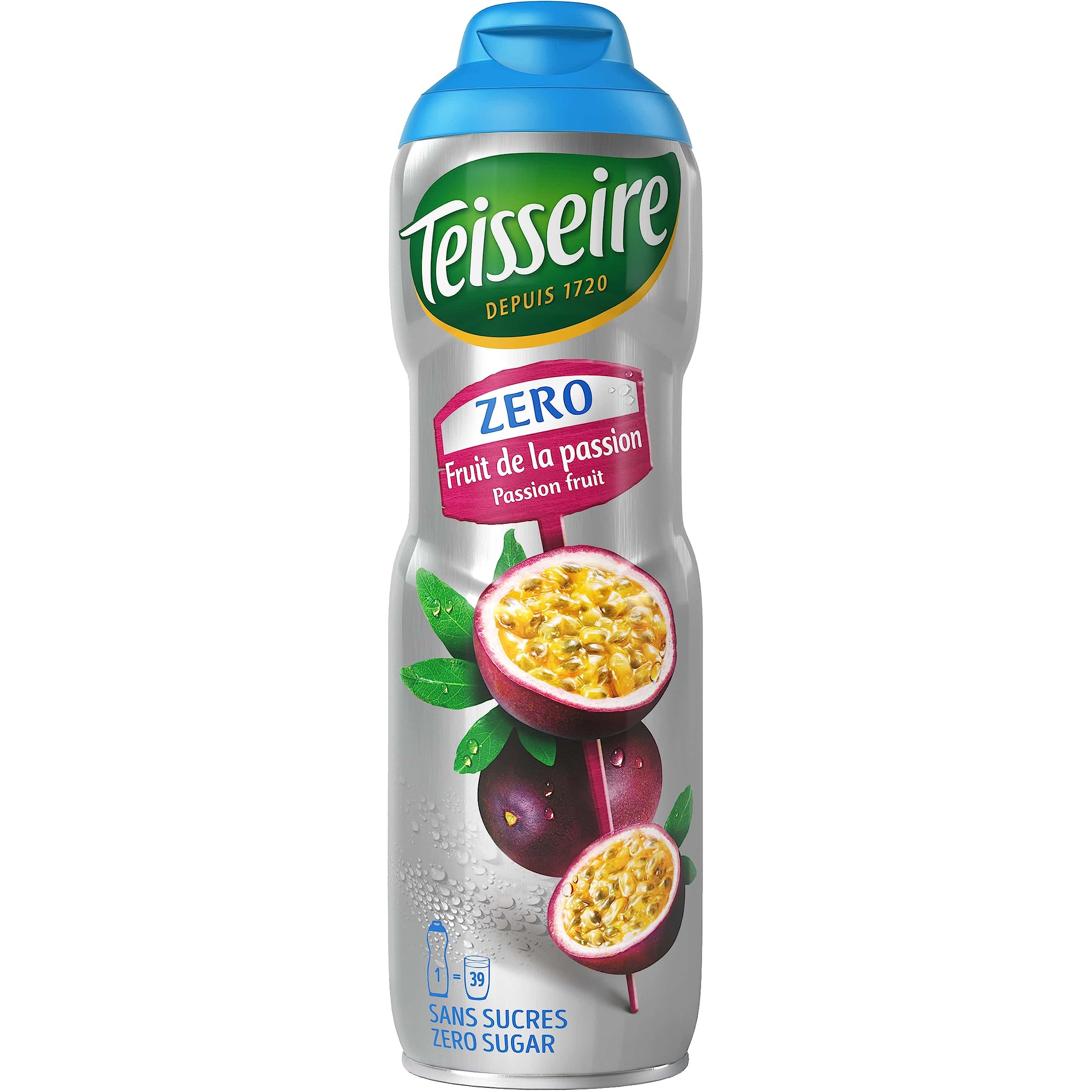 teisseire-z-ro-fruits-de-la-passion-sirop-sans-sucre-60-cl image 2