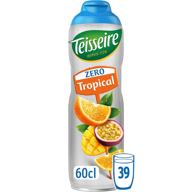 teisseire-z-ro-sucre-sirop-tropical-boisson-rafra-chissante-bidon-60cl image 1