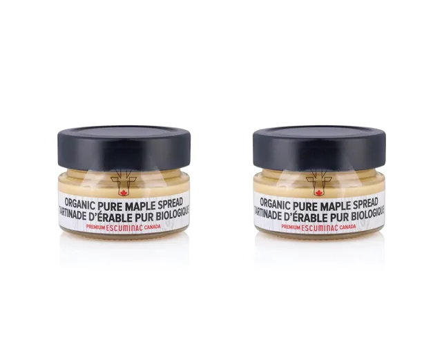 escuminac-beurre-d-rable-biologique-duo-p-te-tartiner image 1