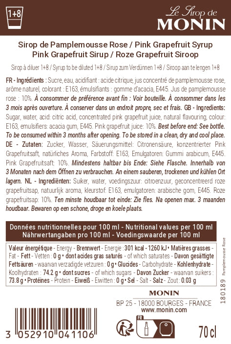 monin-sirop-pamplemousse-rose-sirop-fruit-cocktail-et-th-glac image 2