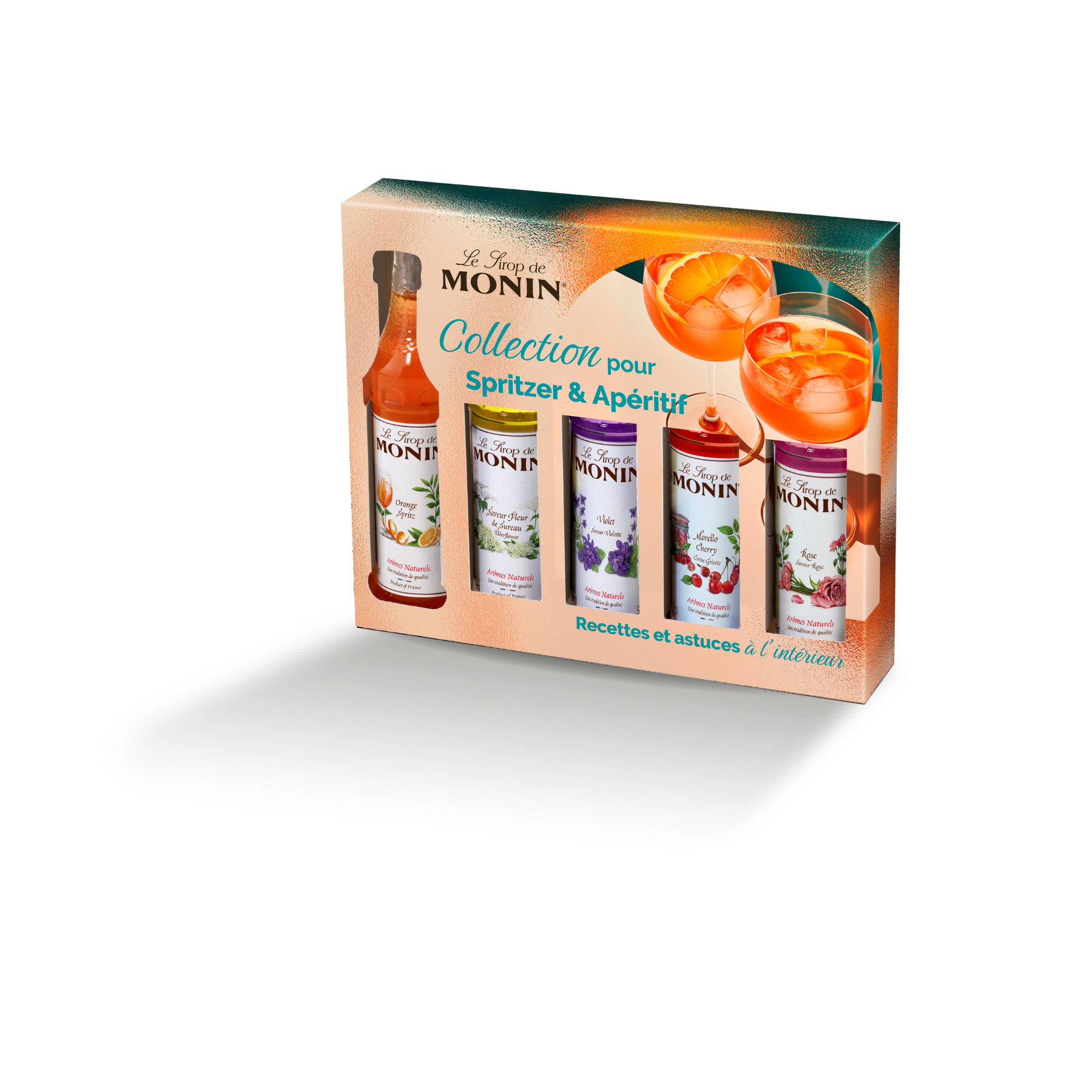 monin-collection-spritzer-et-ap-ritif-coffret-5-mignonnettes-sirops image 1
