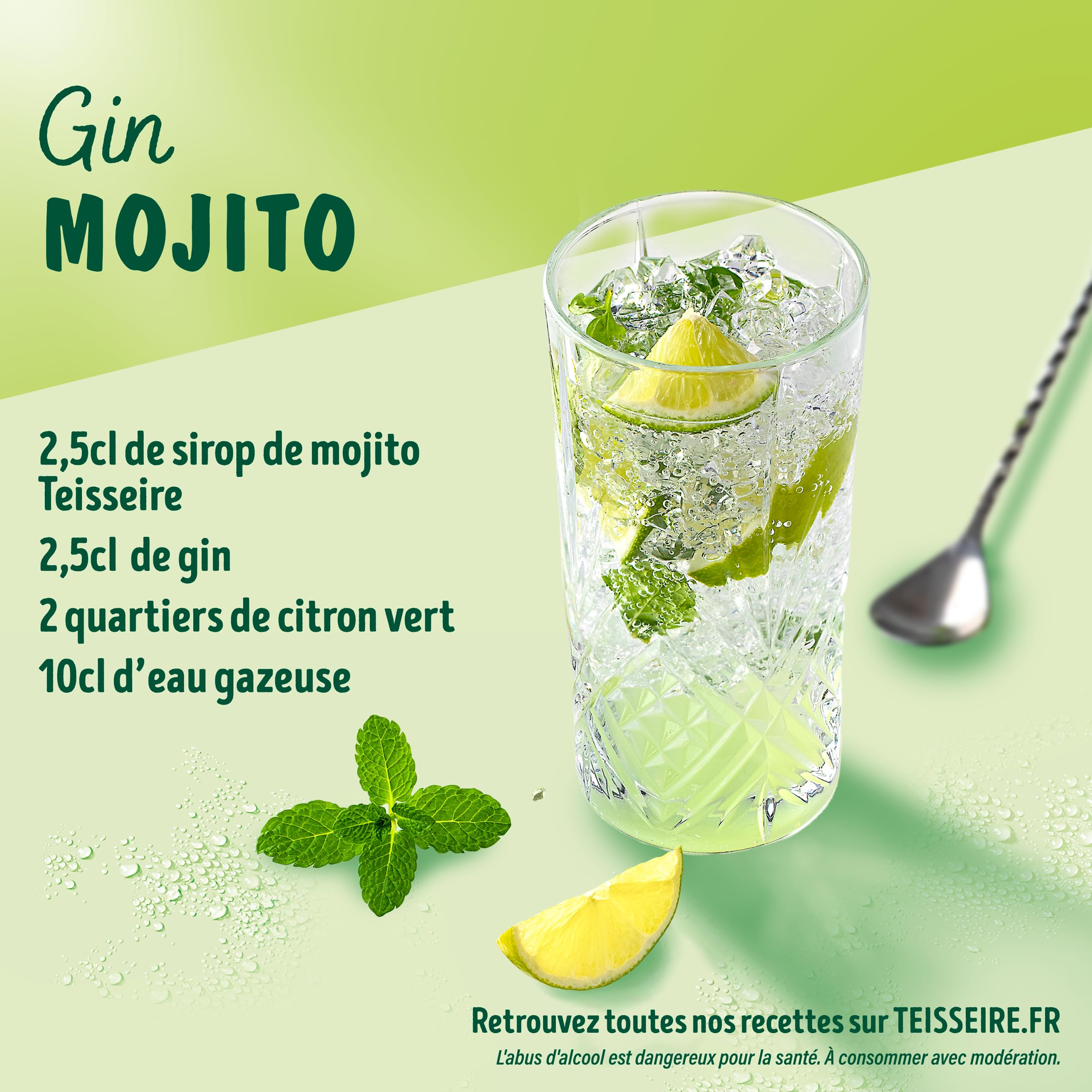 teisseire-sirop-parfum-mojito-citron-vert-menthe-60cl-cocktails image 4