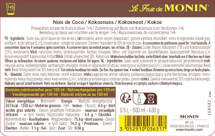 monin-le-fruit-de-monin-coco-pur-e-de-fruit image 2