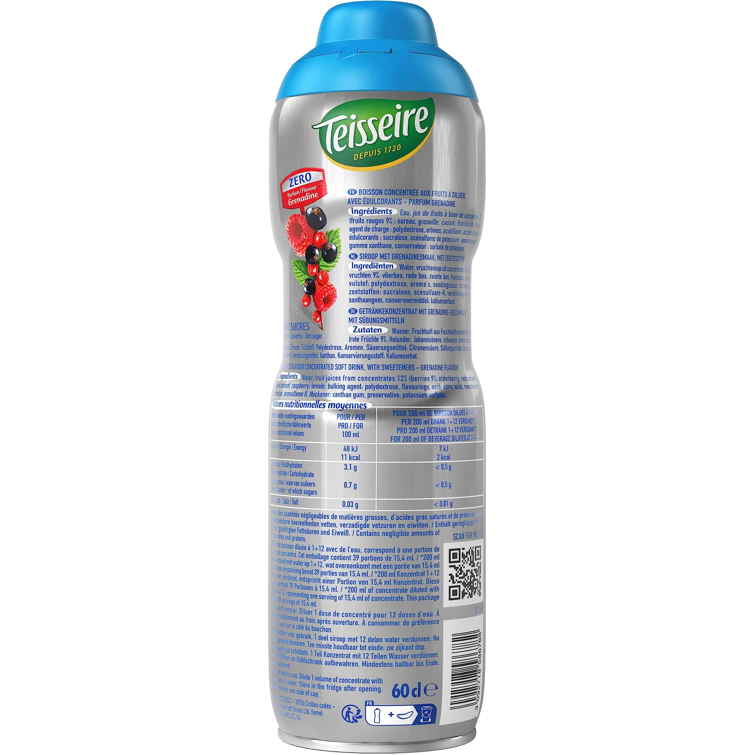 teisseire-grenadine-zero-sucres-sirop-60-cl image 3