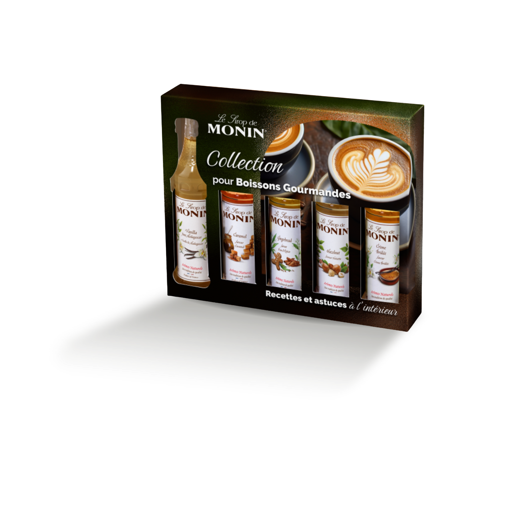 monin-collection-pour-boissons-gourmandes-coffret-sirop-5-mignonnettes image 1