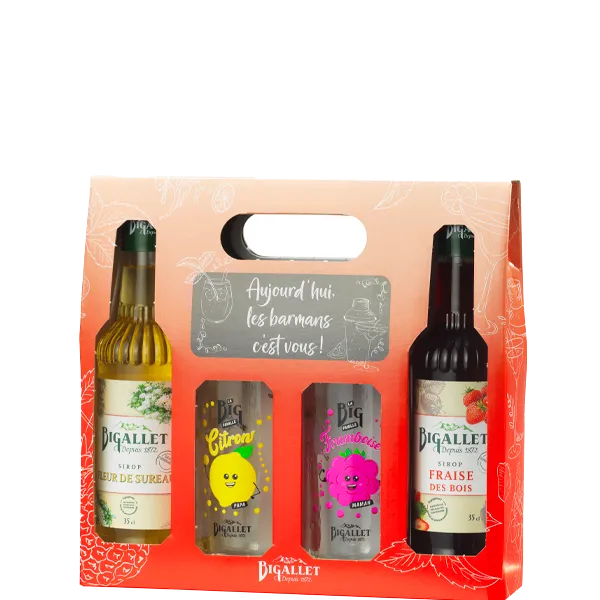 bigallet-coffret-cocktails-2-sirops-bio-2x25-cl image 1