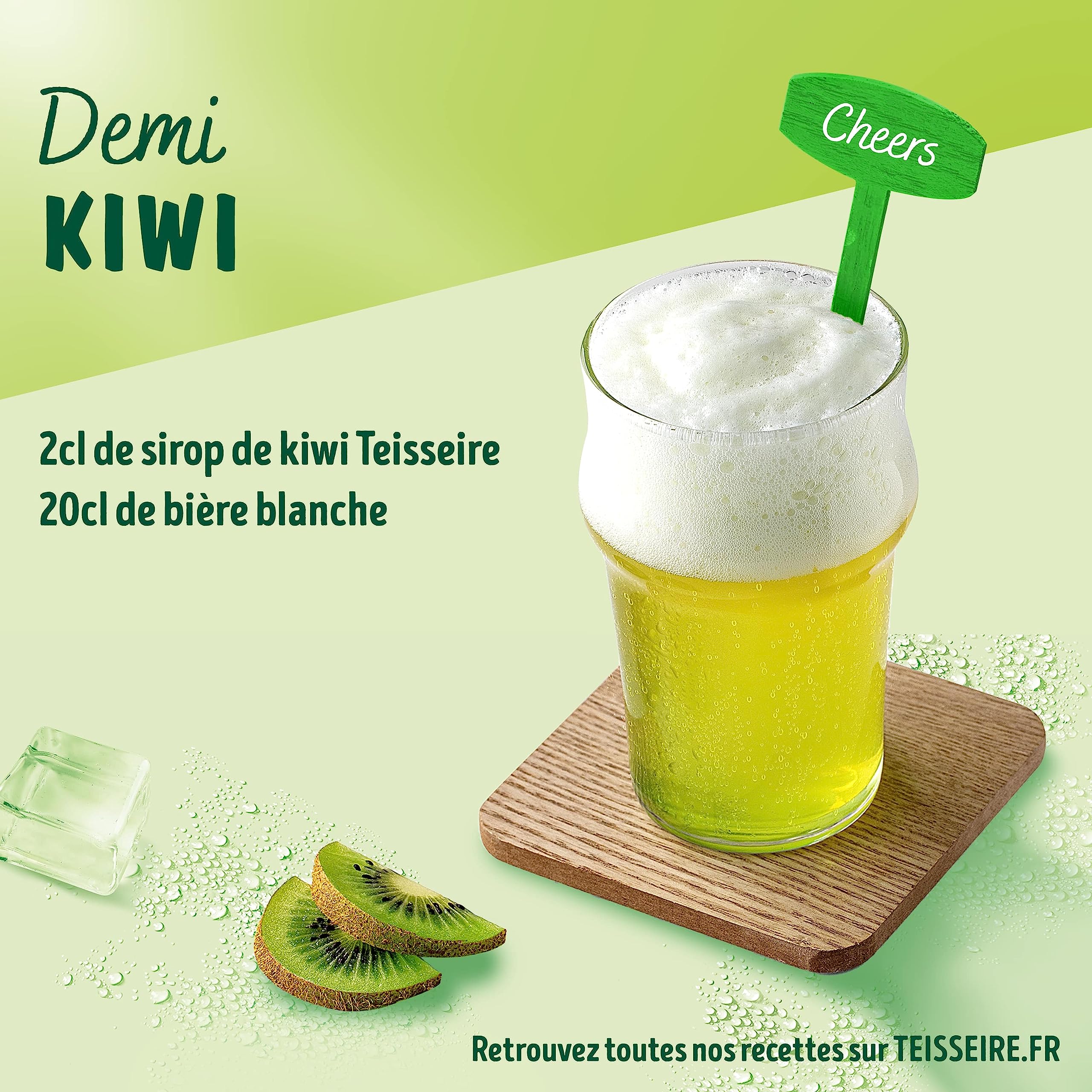 teisseire-sirop-de-kiwi-cocktail-et-boisson-rafra-chissante-bidon-60cl image 2