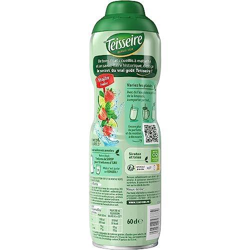 teisseire-sirop-saveur-mojito-fraise-cocktails-bidon-60cl image 8