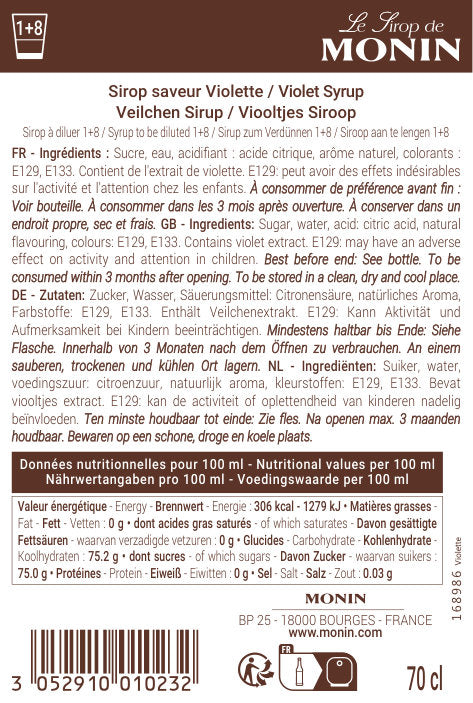 monin-le-sirop-saveur-violette-70cl image 2