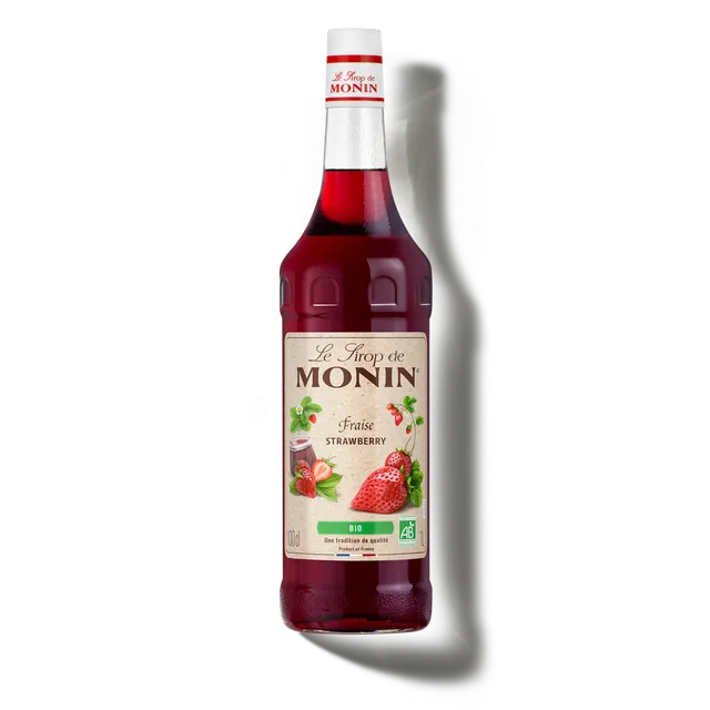 monin-le-sirop-de-monin-fraise-bio image 1