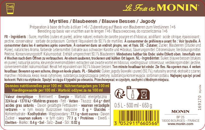 monin-le-fruit-myrtille-pur-e-pour-smoothies image 2