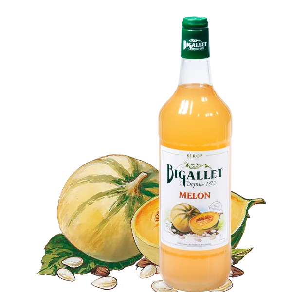 bigallet-sirop-de-melon-sirop-bio-pour-boissons image 1