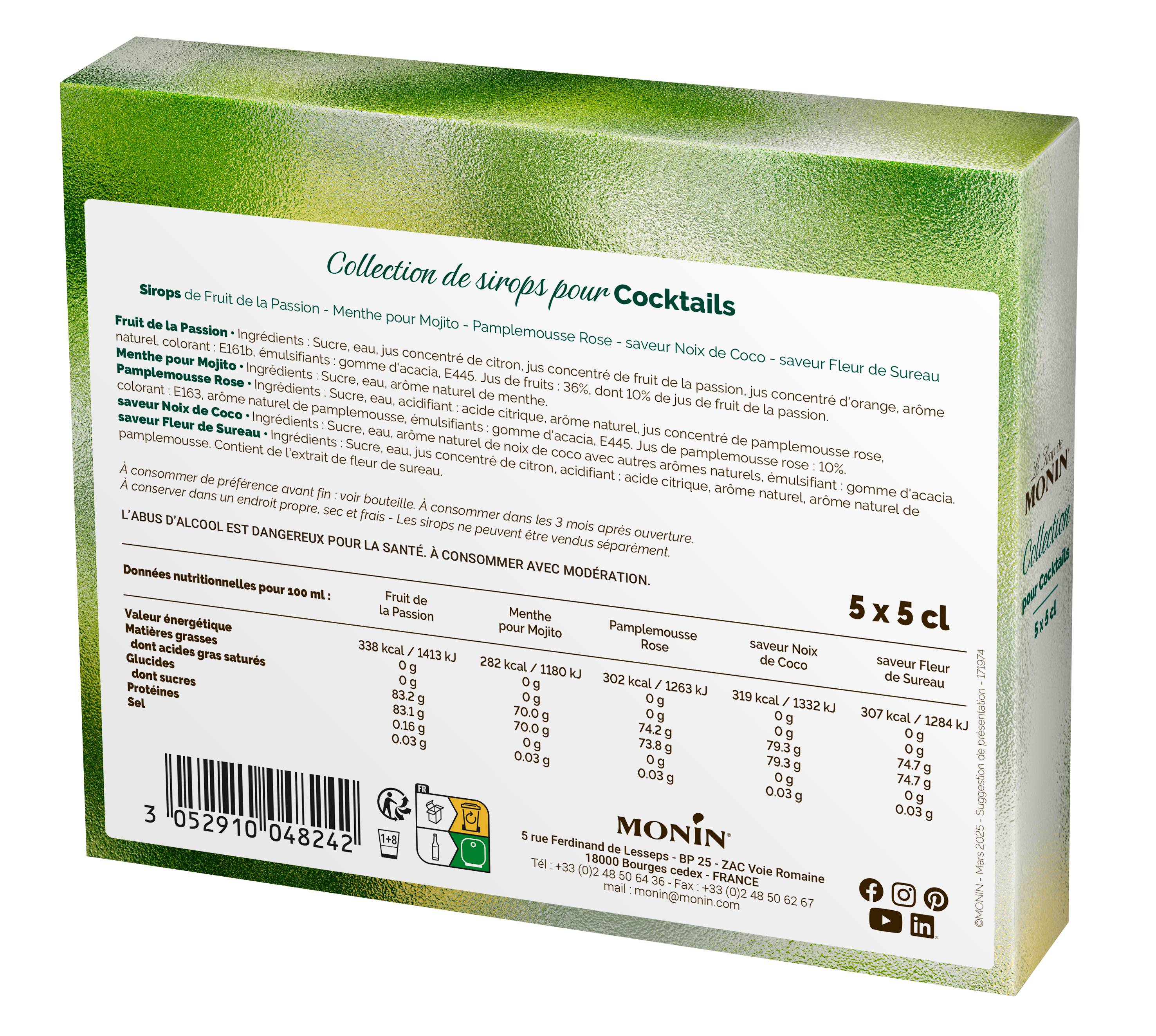 monin-collection-pour-cocktails-coffret-5-mignonnettes-sirops image 2