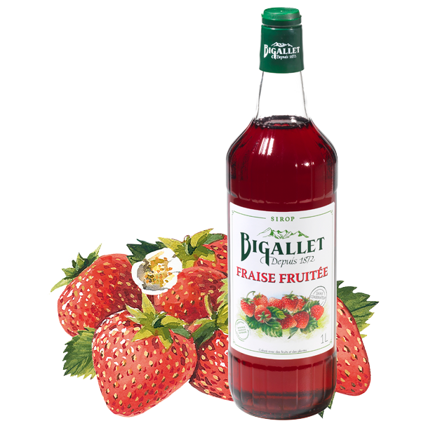 bigallet-sirop-de-fraise-fruit-e-sirop-pour-boissons-fra-ches image 1