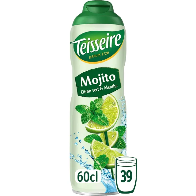 teisseire-sirop-parfum-mojito-citron-vert-menthe-60cl-cocktails image 1