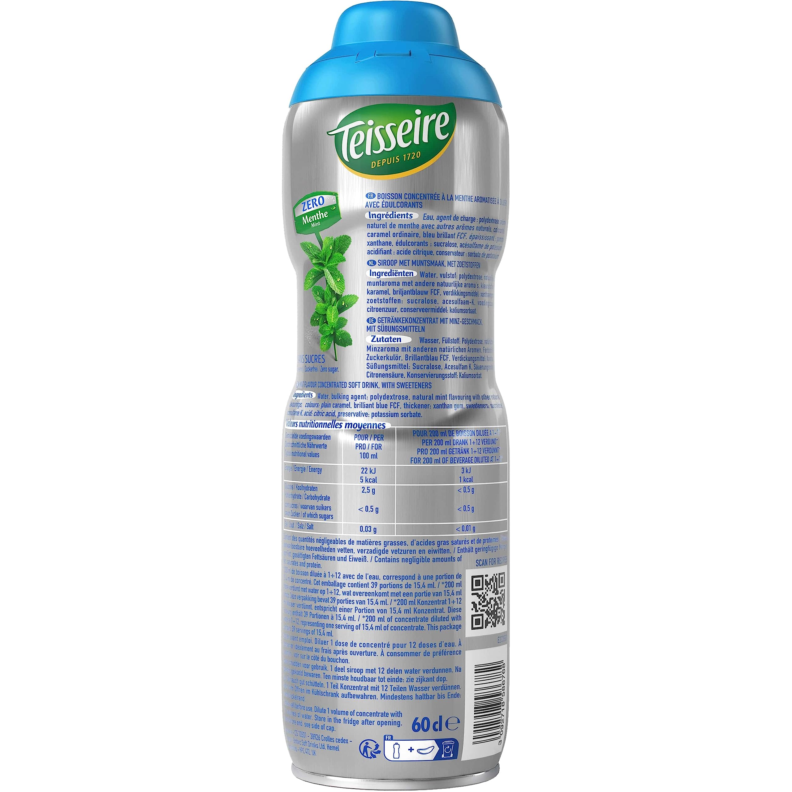 teisseire-z-ro-sucre-sirop-de-menthe-verte-60cl image 3
