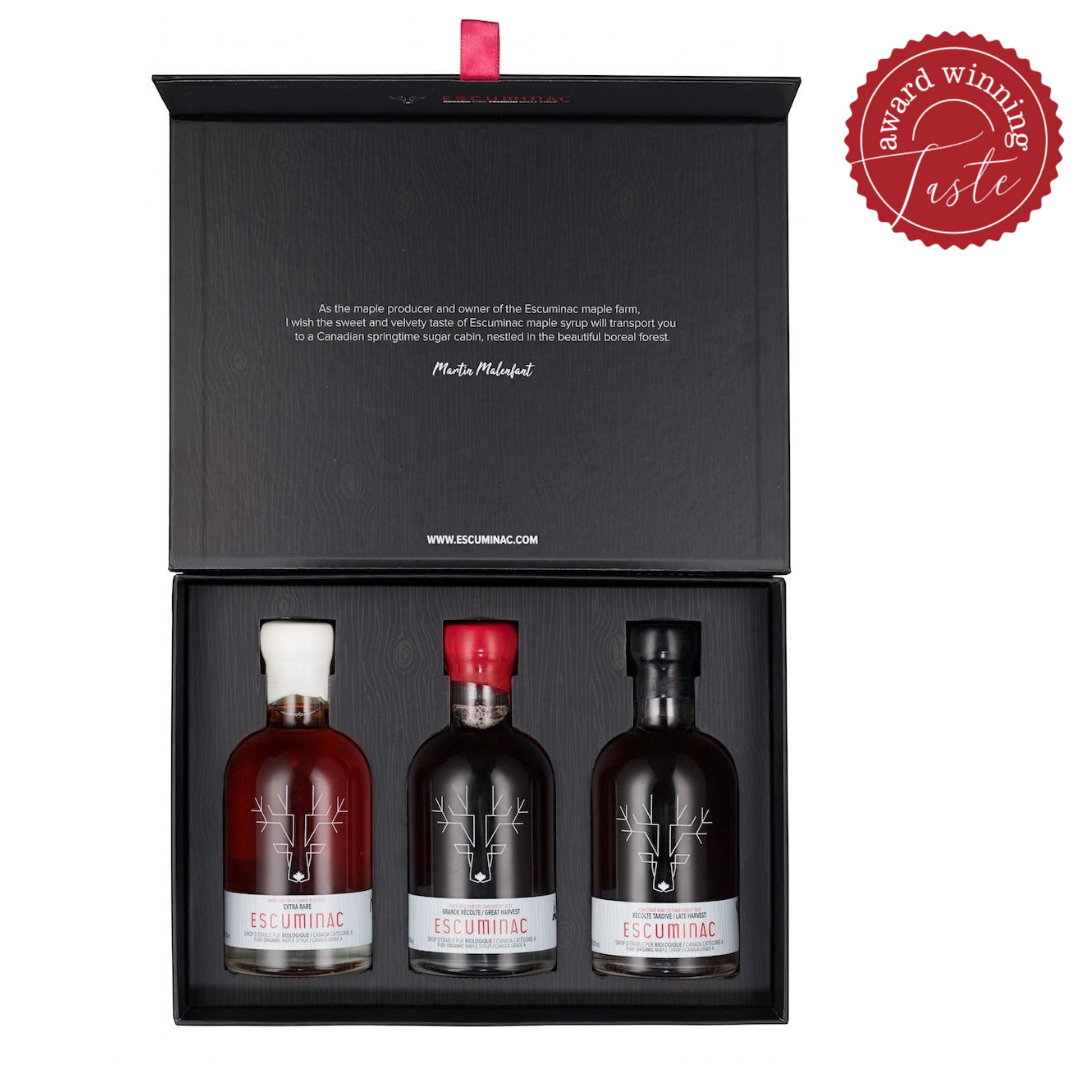 escuminac-coffret-cadeau-sirop-d-rable-500-ml image 1