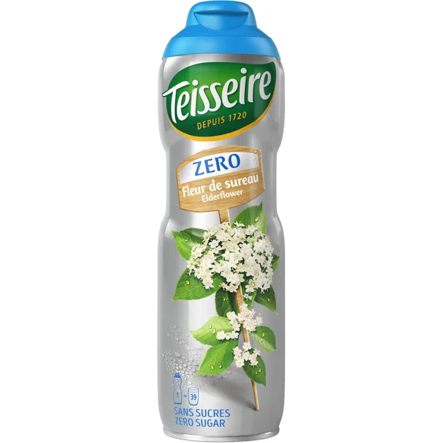 teisseire-zero-sureau-sirop-sans-sucre-600-ml image 1