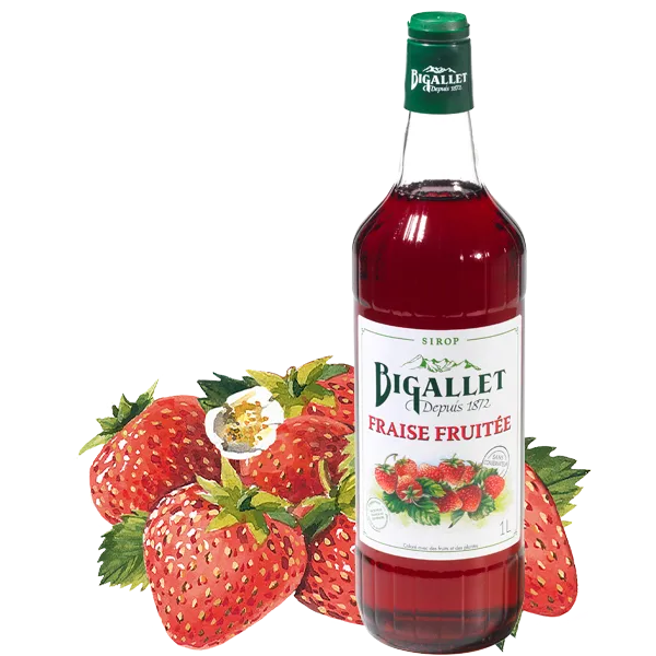 bigallet-sirop-de-fraise-fruit-e-sirop-pour-boissons-fra-ches image 1