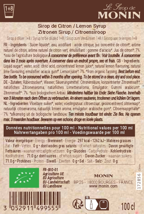 monin-le-sirop-de-monin-citron-bio-sirop-bio-sans-colorant image 2