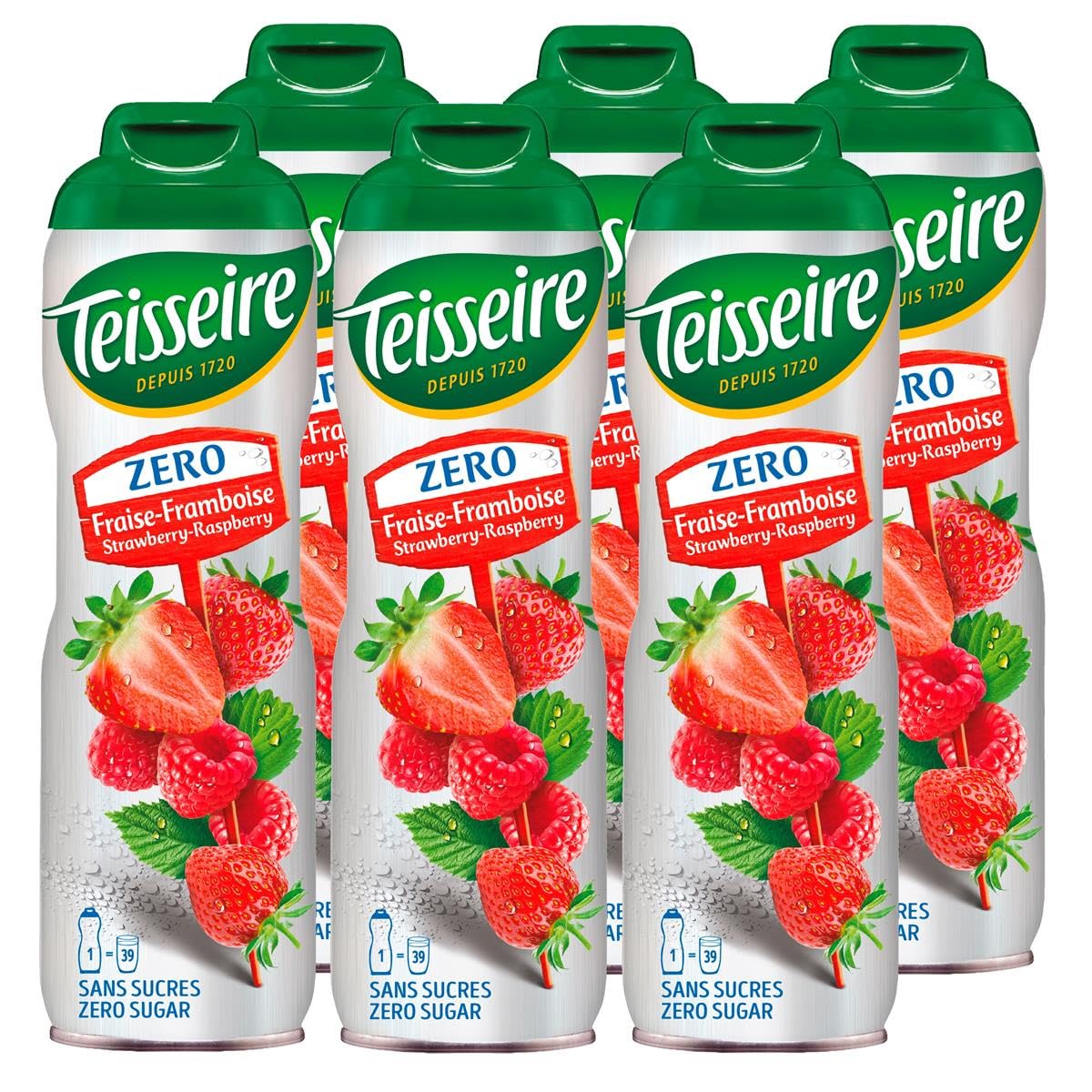 teisseire-z-ro-sucre-sirop-fraise-framboise-60cl-sans-sucre image 1