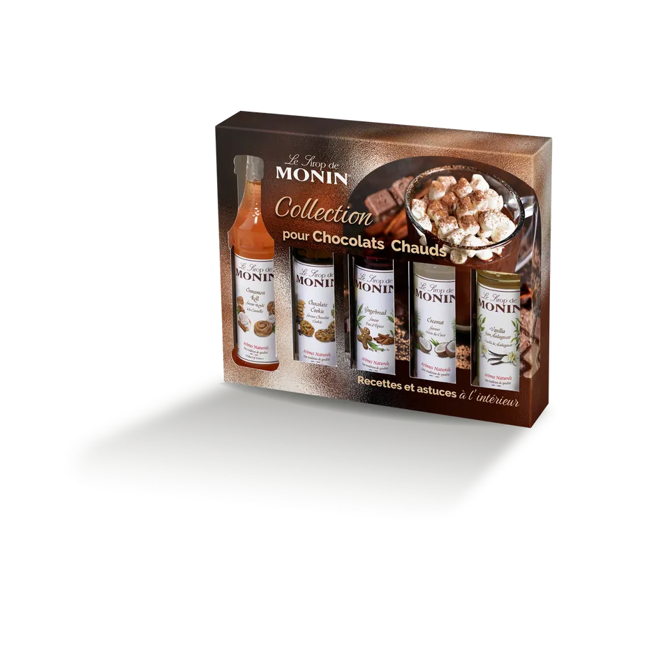 monin-collection-pour-chocolats-chauds-coffret-5-mignonnettes image 1
