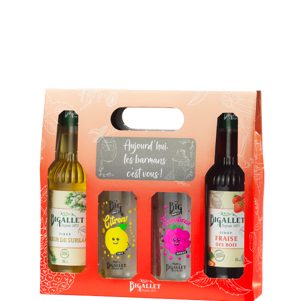 bigallet-coffret-cocktails-2-sirops-bio-2x25-cl image 1