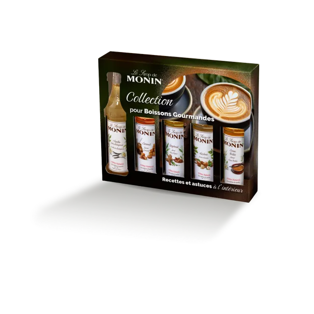 monin-collection-pour-boissons-gourmandes-coffret-sirop-5-mignonnettes image 1