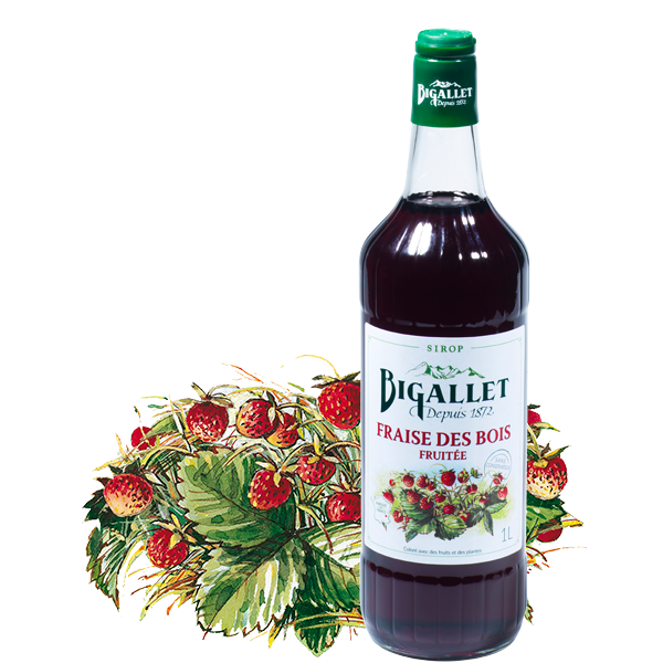 bigallet-sirop-de-fraise-des-bois-sirop-bio image 1