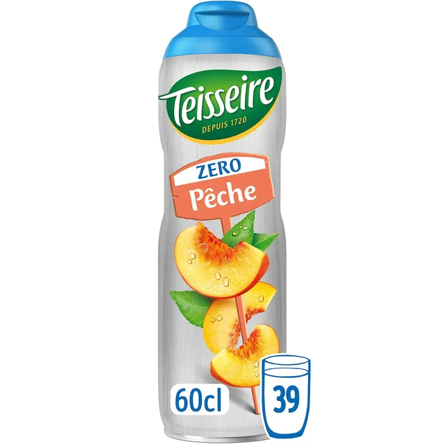 teisseire-z-ro-sucre-sirop-saveur-th-glac-p-che-bidon-60cl image 1
