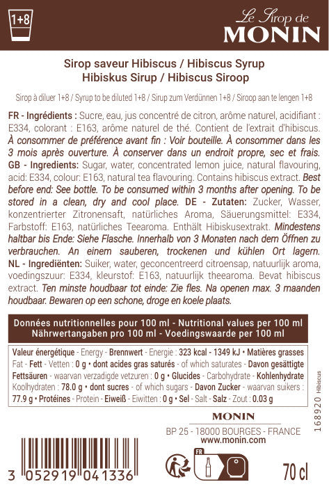 monin-le-sirop-saveur-hibiscus-sirop-floral-rouge image 2