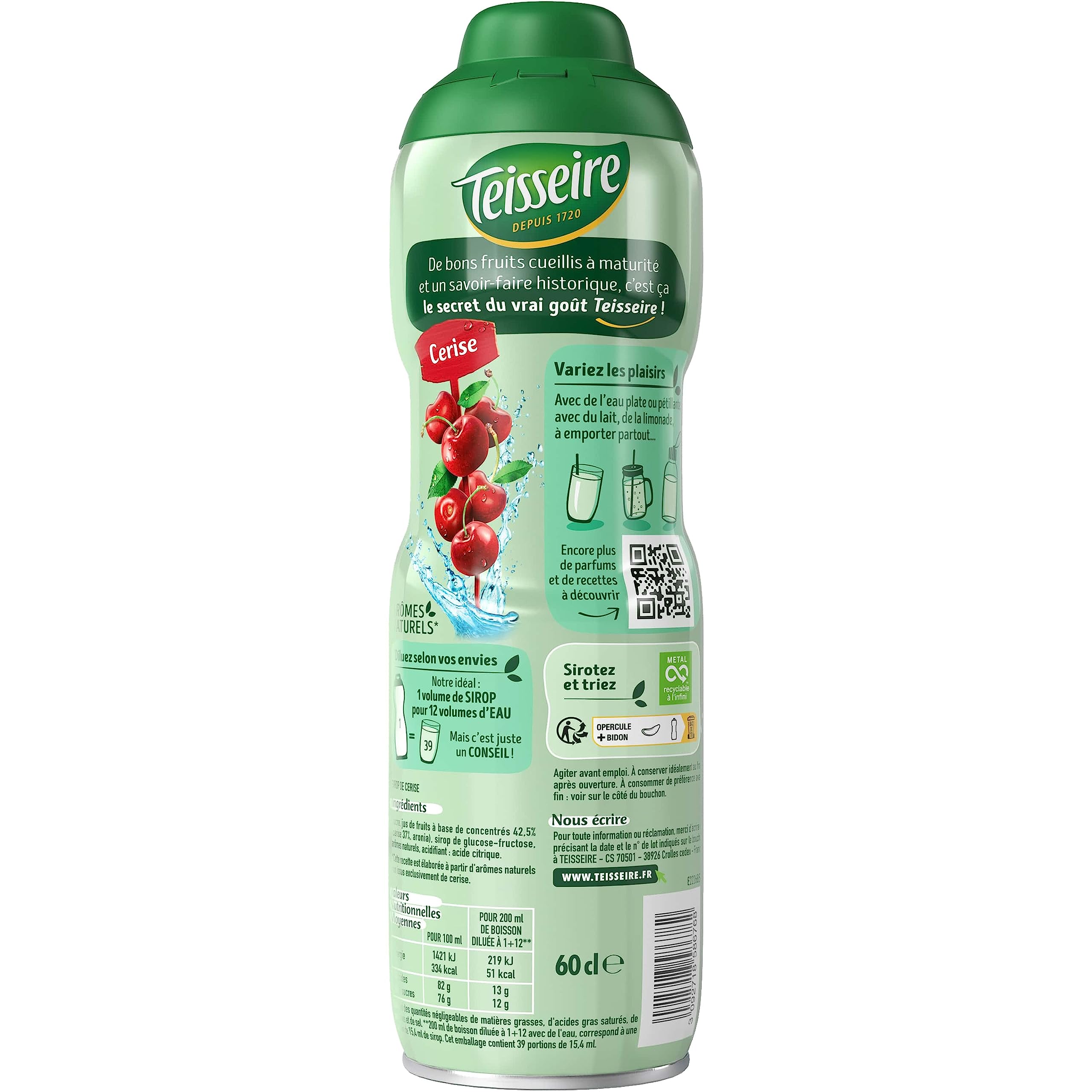 teisseire-sirop-de-cerise-boisson-rafra-chissante-et-cocktails-bidon-60cl image 3