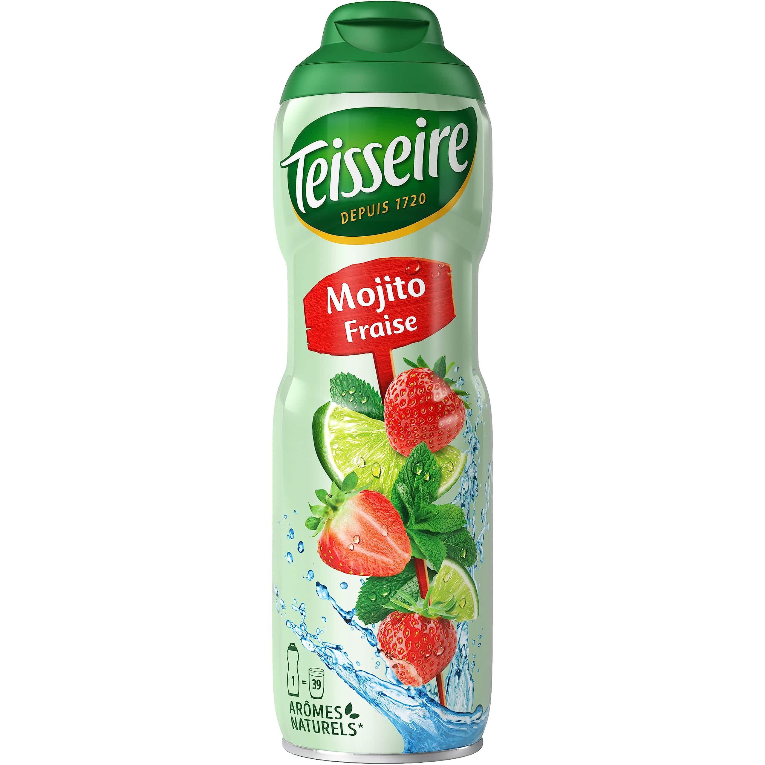 teisseire-sirop-saveur-mojito-fraise-cocktails-bidon-60cl image 2