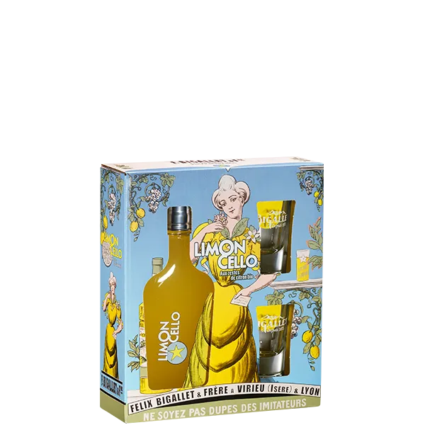 bigallet-coffret-limoncello-2-verres-liqueur-citron image 1