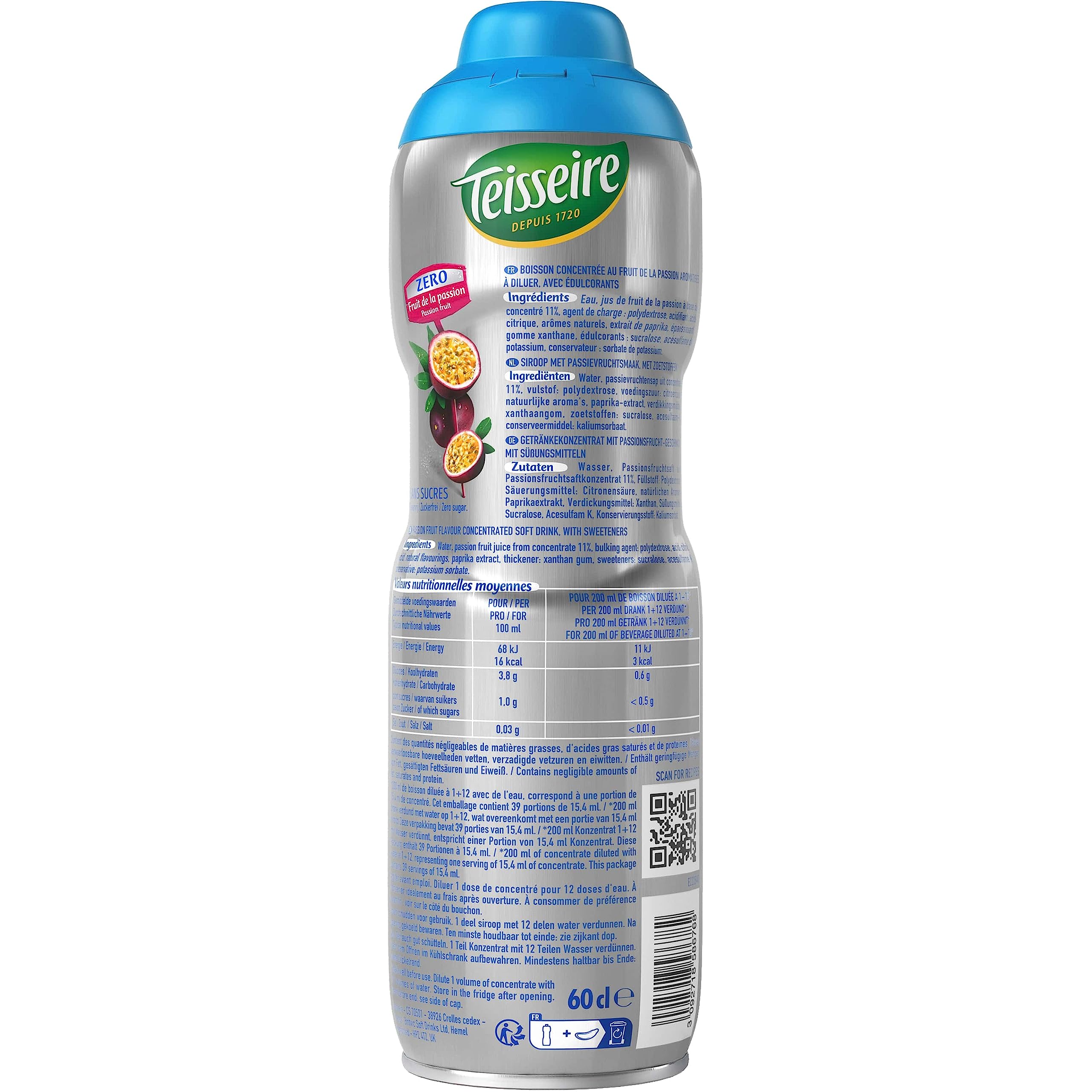 teisseire-z-ro-fruits-de-la-passion-sirop-sans-sucre-60-cl image 3